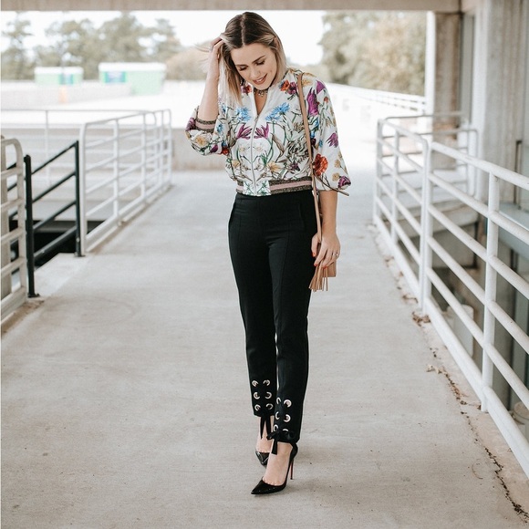 Anthropologie Elevenses Rubie Floral Bomber size S - Picture 5 of 15